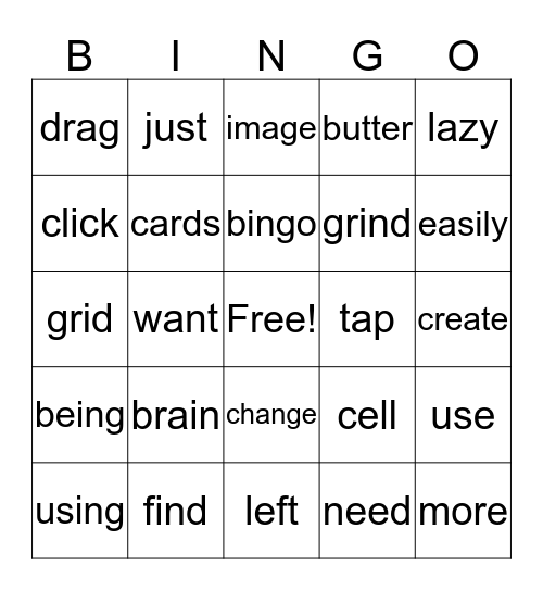 jaheim's bingo6 Bingo Card