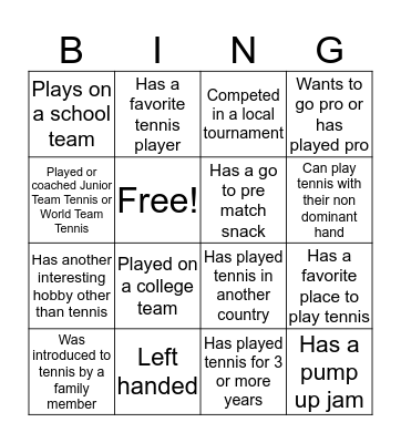 I AM WHATS NEXT Bingo Card
