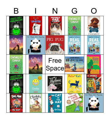 Bingo 4 Books Bingo Card