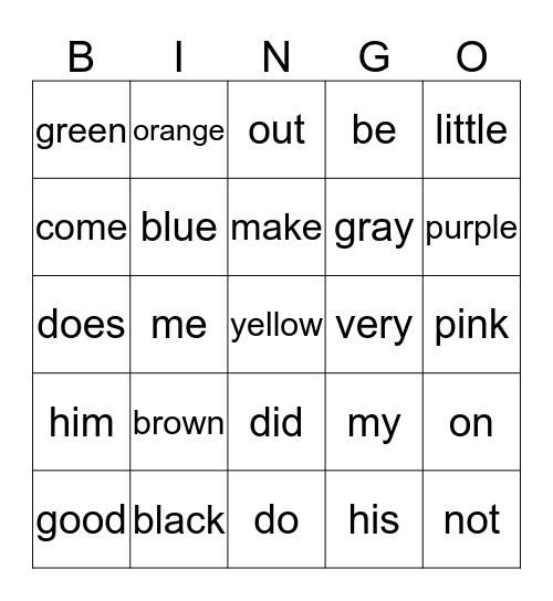 Dinosaur Roar Bingo Card