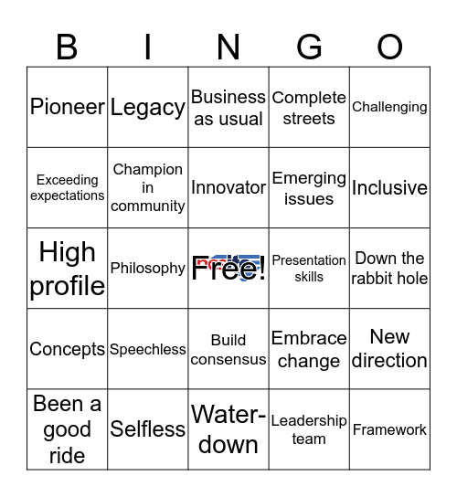 NCSITE 2017 Annual Meeting Lunch Bingo 1 Bingo Card