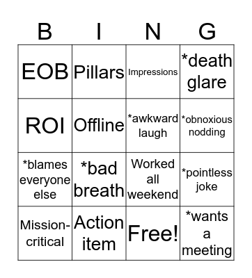 TC Bingo Card