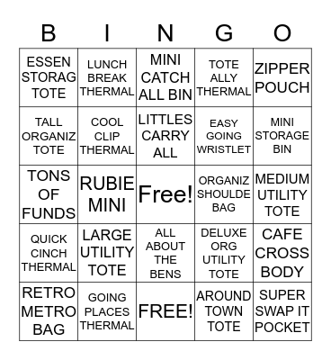 31 Bingo! Bingo Card