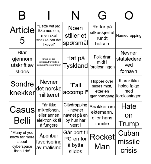 ¡Matlary Bingo! Bingo Card