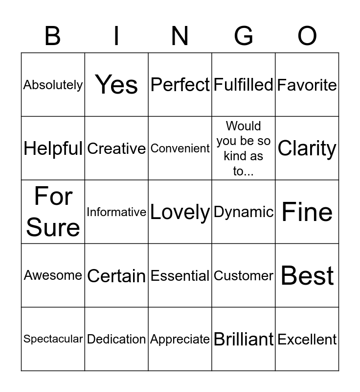 Blank Slates Bingo Card