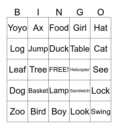 Reading Plus pg. 94-97 Bingo Card