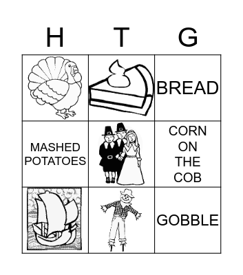 THANKSGIVING Bingo Card