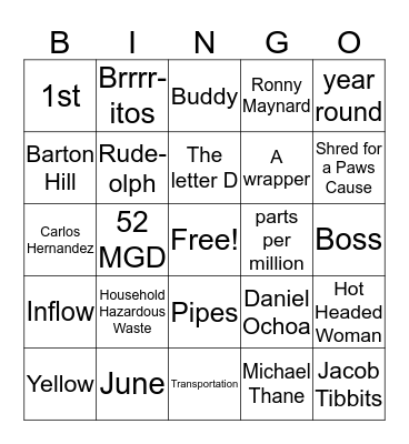 Christmas Bingo 2017 Bingo Card