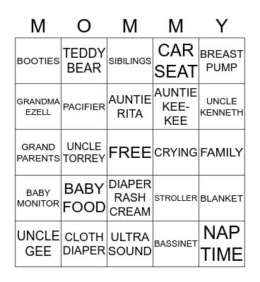 KRISTIN & STANLEY'S LIL PUMPKIN BINGO Card