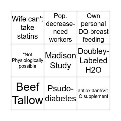 Gretta-BINGO Card