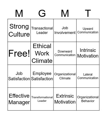 Eat Mor Chikin Bingo Card
