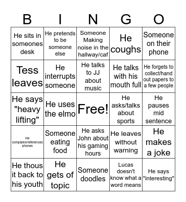 US LITTTT Bingo Card