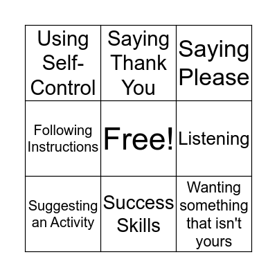 Review Bingo Card