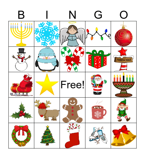 HOLIDAY BINGO! Bingo Card