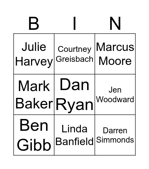 The Examiner's Christmas Bingo Card