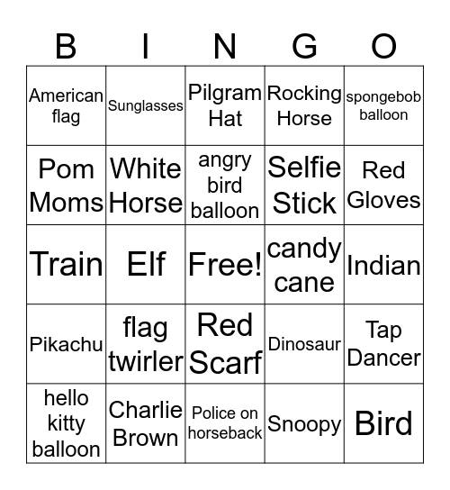 TGP 2017 Bingo Card