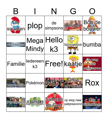 Tv bingo Card