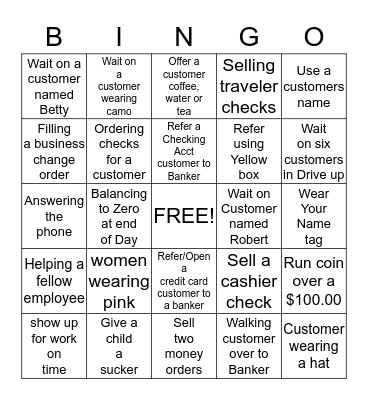 Lake Station Bingo Card