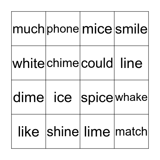BINGO! Bingo Card
