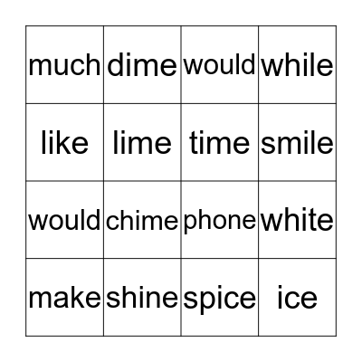 BINGO! Bingo Card