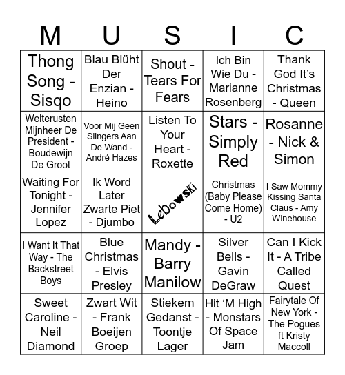 402 Bingo Card