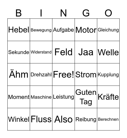 GkMuA Bingo Card