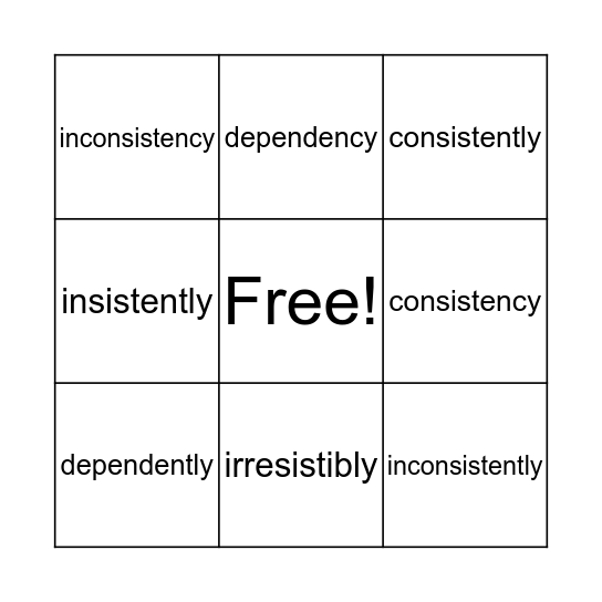 B4.2 DOT + DIVIDE B10.3 Bingo Card