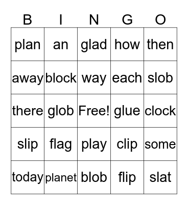 Constant Blends for Aamir Bingo Card
