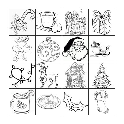 CHRISTMAS BINGO! Bingo Card