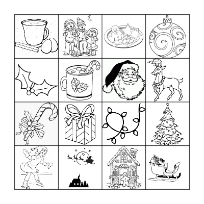 CHRISTMAS BINGO! Bingo Card