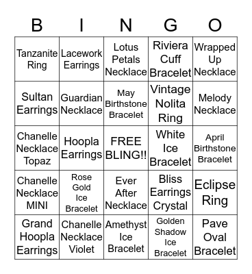 bLinGo Bingo Card