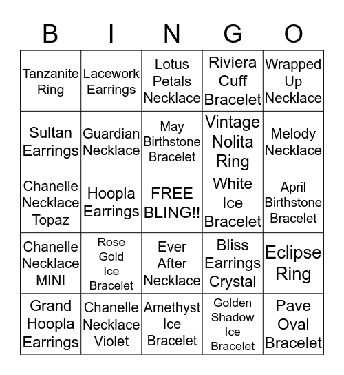 bLinGo Bingo Card