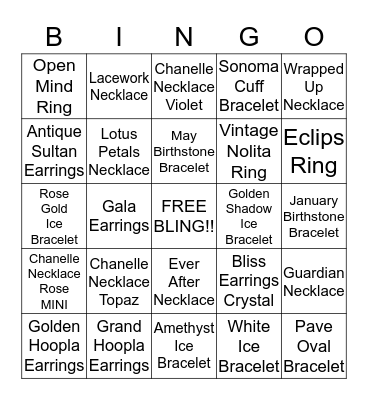 bLinGo Bingo Card