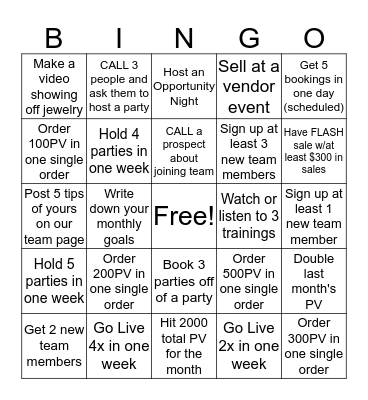 Fashion Fanatics Bingo Card