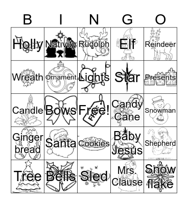 Christmas Bingo Card