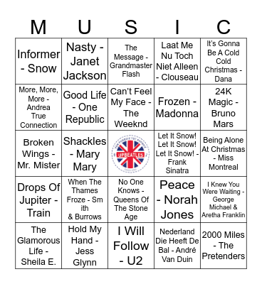 203 Bingo Card