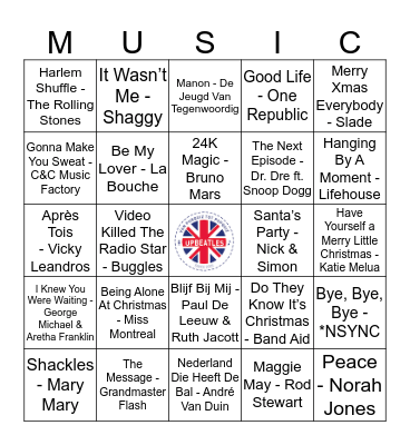 208 Bingo Card