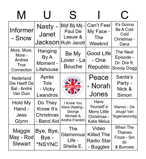 209 Bingo Card