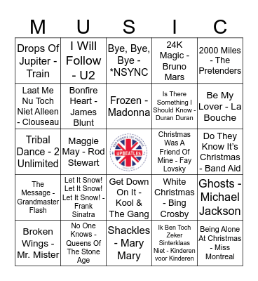 210 Bingo Card