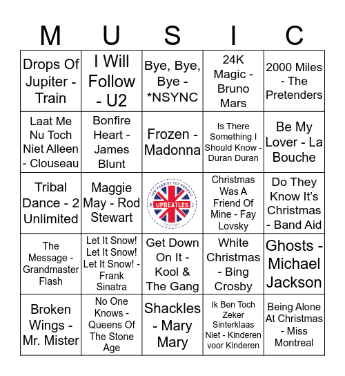 210 Bingo Card