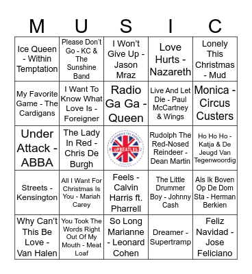 303 Bingo Card