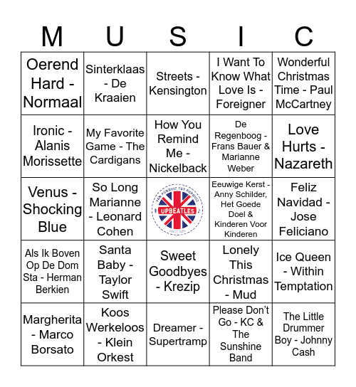 306 Bingo Card