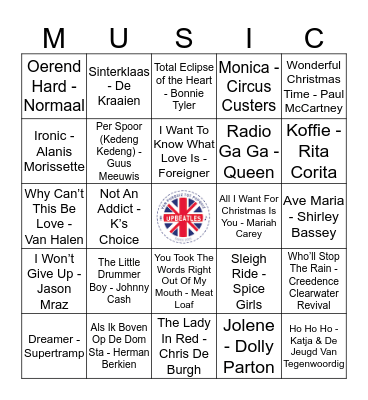 307 Bingo Card