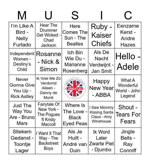 405 Bingo Card