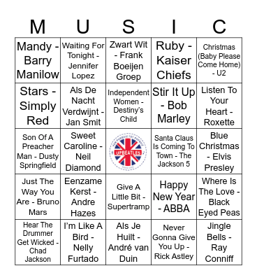 409 Bingo Card