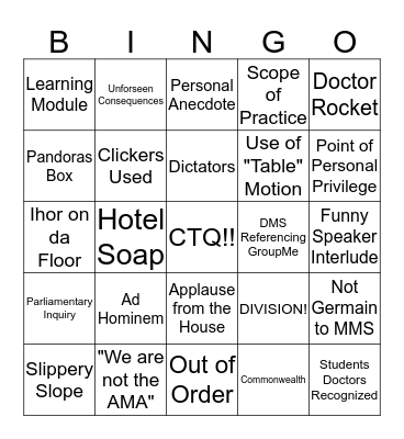 MMS Interim 2017 Bingo Card
