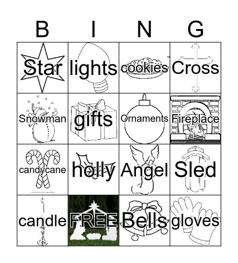 Christmas Bingo Card
