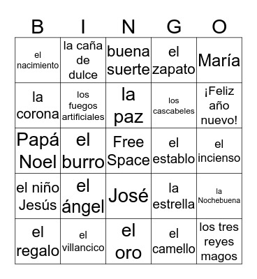 ¡OLE! Bingo Card
