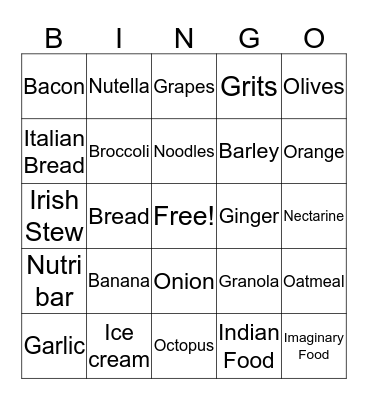 Card  Bingo Card