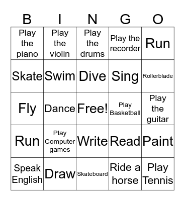 LET'S PLAY BINGO Card